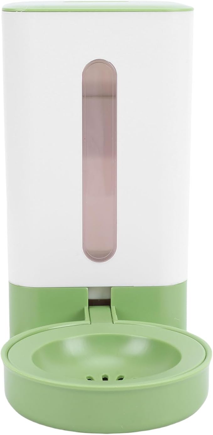 Hanging Automatic Pet Water Dispenser, Plastic, Continuous Hydration for Dogs and Cats, 1.5L Capacity, Ideal for Small Animals Like Puppies and Kittens (Green)