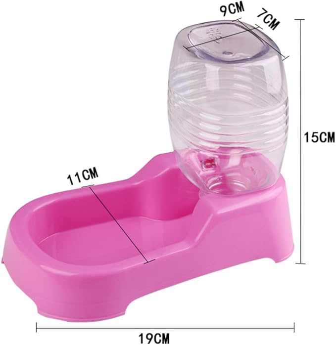3pcs Pet Water Feeder Bowl for Dogs and Puppies Non- Design Smooth Safe Materials for Home and Pet Shops Color