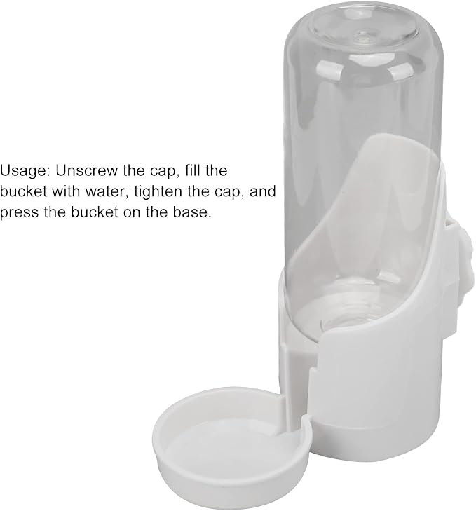 450ml Dog Water Dispenser, Automatic Dog Water Bowl for Cats Dogs Rabbits, Leak Proof Small and Big Pets Watering Supplies