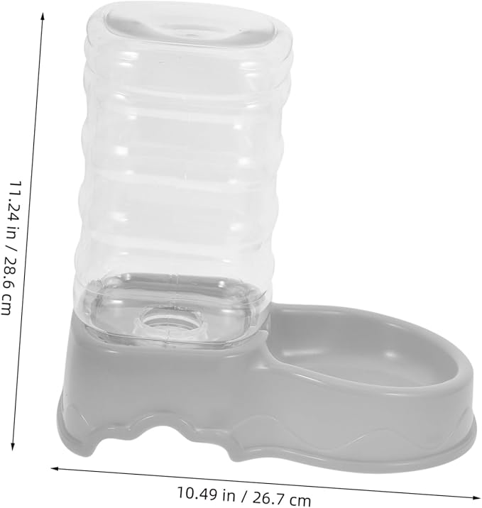 BESPORTBLE Automatic Pet Water Dispenser Gravity-Feed Water Feeder for Dogs and Cats Durable Lightweight Compact for Home Use Easy to Clean