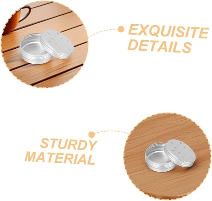 Hemoton 6pcs Scent Training Box Dog Agility Training Tools Aluminum Scent Cans Nose Work Containers Easy Identification Portable Kit