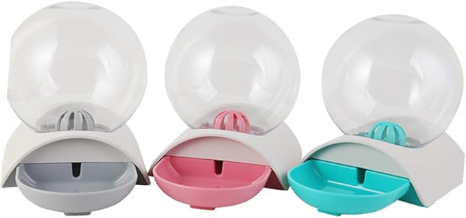 SUPVOX Automatic Pet Water Dispenser Drinking Bowl for Cats and Dogs Smooth Unique Design Grey for Home Decor and Easy Access to Fresh Water