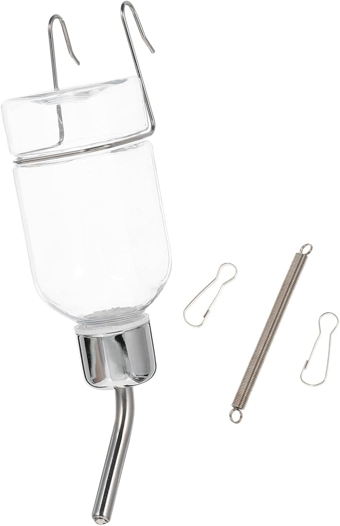MERRYHAPY Automatic PET Water Feeder Leak-Proof Design Hanging Dog Water Bottle for Dogs and Rabbits for Travel and Outdoor Use