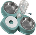 Kisangel Automatic Waterer Feeder Dog Water Dispenser for Cats Puppies Easy Skid Puppy Feeder
