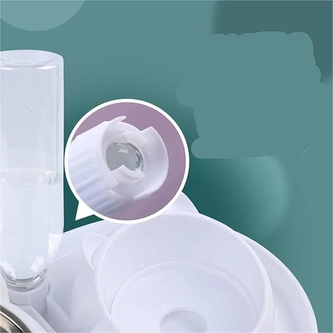 Snacko 1PCS Automatic Pet Water Feeder & Stainless Steel Dog and Cat Bowl - Ideal for Dogs and Cats