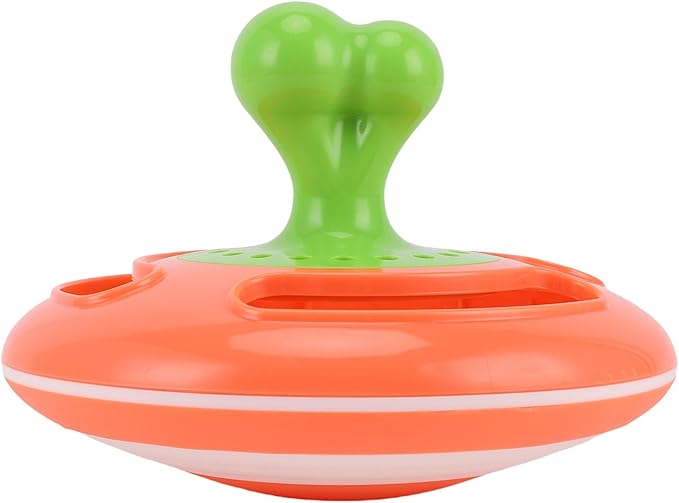 Rengue Interactive Dog Toy with 360 Degree Rotating Treat Dispenser for Cats and Dogs, Automatic Feeding Function and Mental Stimulation for Pets
