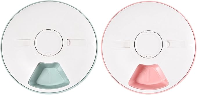 Automatic Pets Feeder Bowl 6 Grids Pet Feed Tool 24h Timer Portion Control Electric Pet Dry Food Dispenser Storing