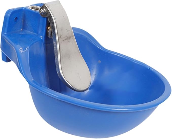 Automatic Drinking Water Bowl Water Drinker Bowl,Pet Water Bowl,Farm Animals Pet Water Dispenser for Cattle Horse Dog, Blue Large(Blue Large)