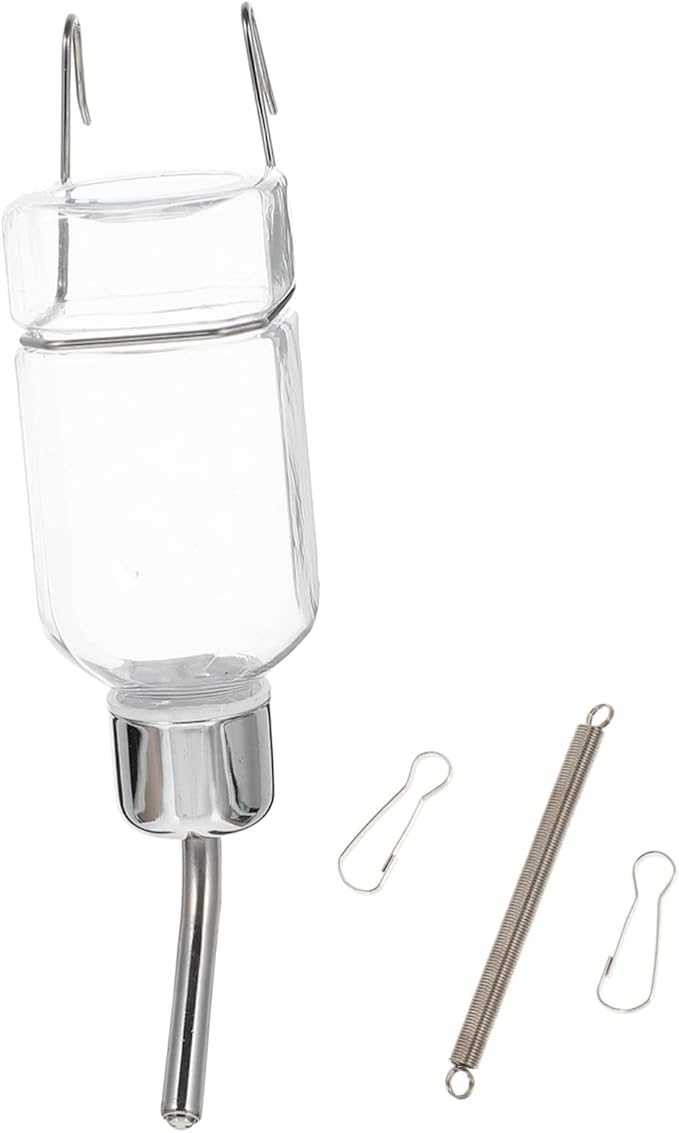 Happyyami Automatic PET Water Feeder Hanging Dog Water Bottle Leak Design 500ml Capacity for Dogs and Rabbits for Travel and Outdoor Use