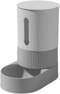 Automatic Pet Feeders with Removable Stainless Steel Bowls, Anti-Slip Base & Integrated Water Dispenser for Dogs Spill Elevated Bowl