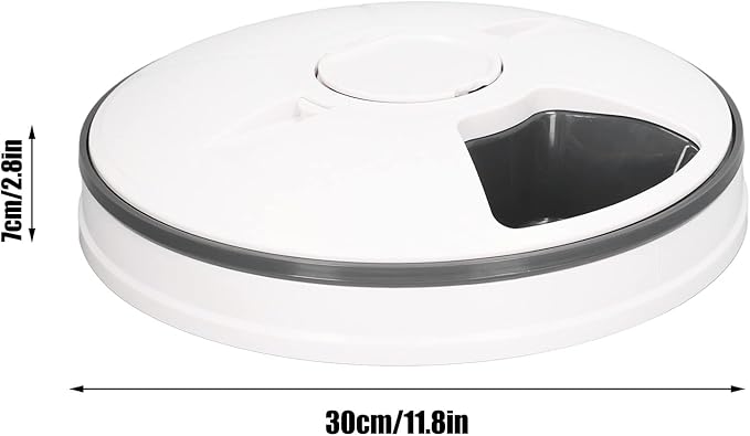 Automatic Cat Feeders, Timed Automatic Pet Feeder with Over 180 Day Battery Life, Automatic Dog Feeder 1 6 Meals Control for Medium, Large Breed Dogs