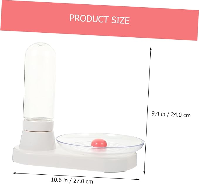 Happyyami Pet Automatic Water Dispenser for Cats and Dogs Lightweight and Compact Pet Drinking Fountain Practical Water Feeder for Indoor Use Simple Design for Home Decor