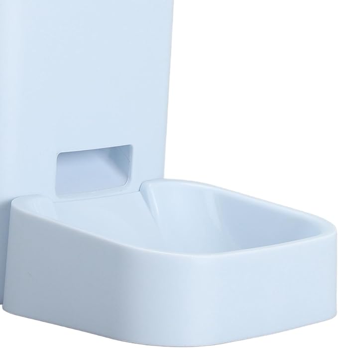 Automatic Pet Feeder Smart Food Delivery Remote Control Large Capacity Cat Dog Feeder Home (Light Blue)