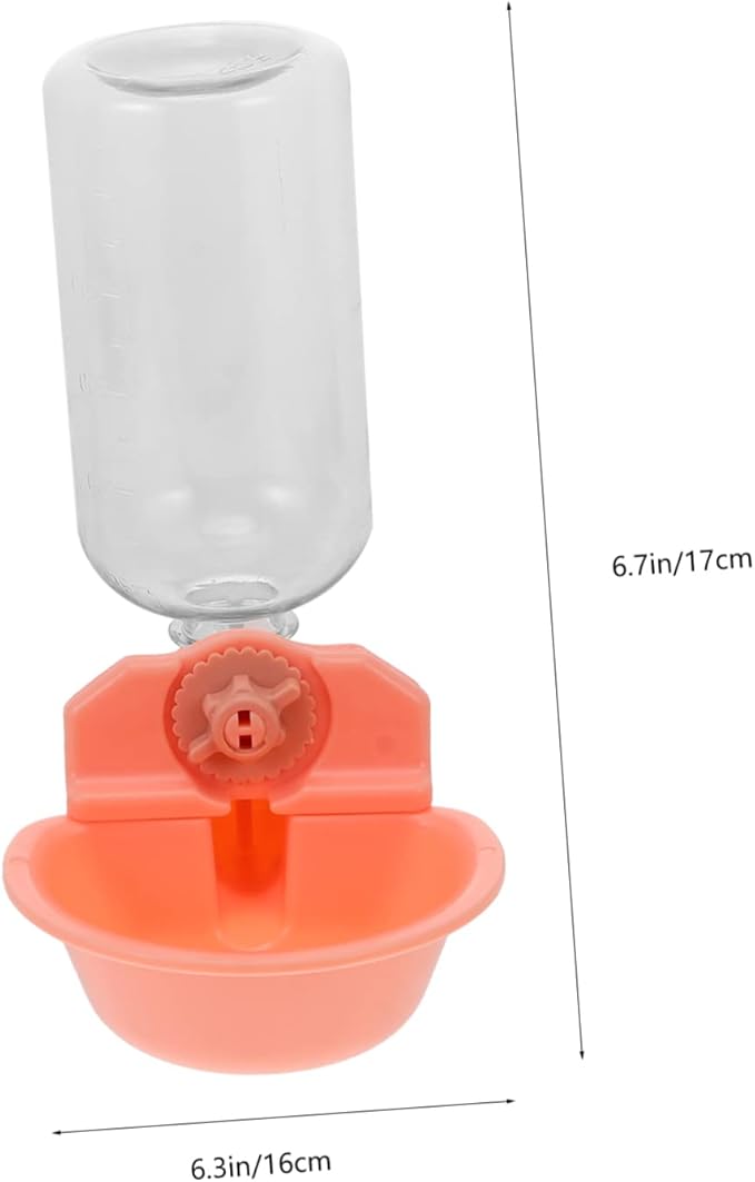 Happyyami 1pc Automatic Pet Water Dispenser Hanging Drinkers for Cats and Dogs Feeder for Home and Travel Use