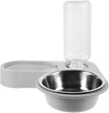 BESPORTBLE Multi-Function Pet Feeder Automatic Water Container Stainless Steel Cat Bowl Slow Feeder for Cats Dogs