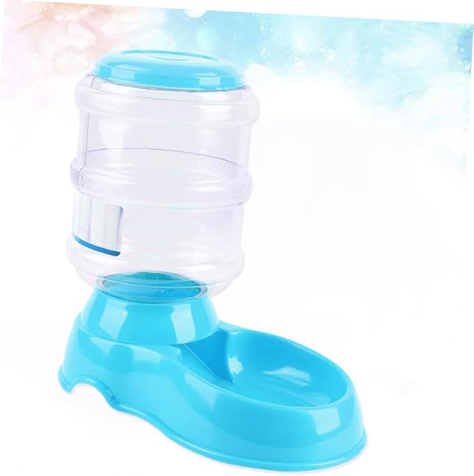 BESPORTBLE Automatic Pet Feeder and Water Dispenser Capacity for Dogs Cats and Puppies Non-Slip Base Odorless Material Blue
