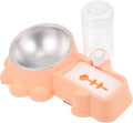 BESPORTBLE Automatic Pet Food Dispenser Bowl Dog Feeder Water Container Space-Saving Design for Easy Filling for Busy Pet Owners
