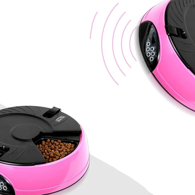 Plastic Green Dog Automatic Feeder Diet Machine Automatic Supply Translucent Cat Mobile Feeding 1.5L Portable