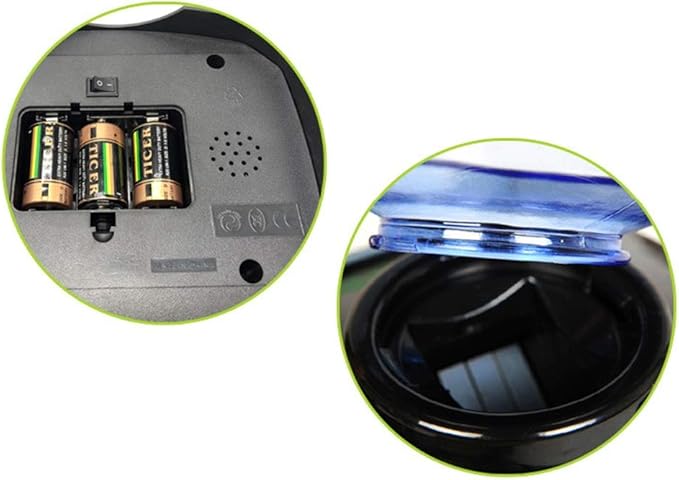 Pet Dog Cat Automatic Feeder Feeding Machine Bowl Three Meals Timing Quantitative Small Medium Dogs Battery Microcomputer 5.5L Black Portable