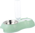 Milisten 1set Pet Double Feeder Automatic Water Dispenser Detachable Bowl for Convenient Feeding and Hydration Opaque Design for Fresh Food and Pet Shops