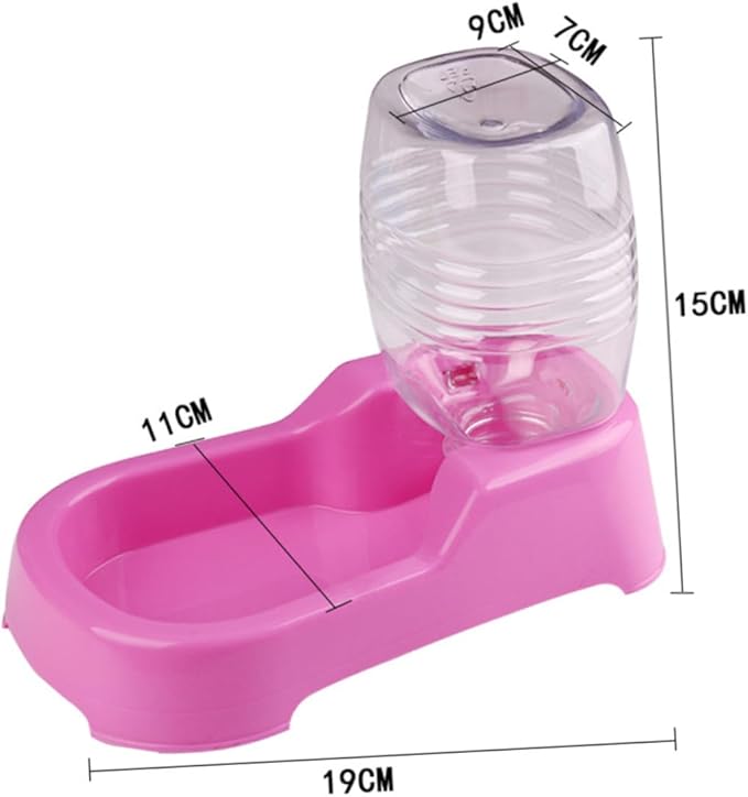 Angoily 3pcs Pet Water Feeder Bowl Creative Automatic Water Dispenser for Dogs and Puppies Smooth Design Safe and Convenient Pet Supplies