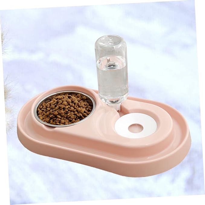 Automatic PET Water Feeder for Dogs and Cats Sturdy Plastic Water Dispenser Dual Use Design for Small Pets Easy to Clean and Refill