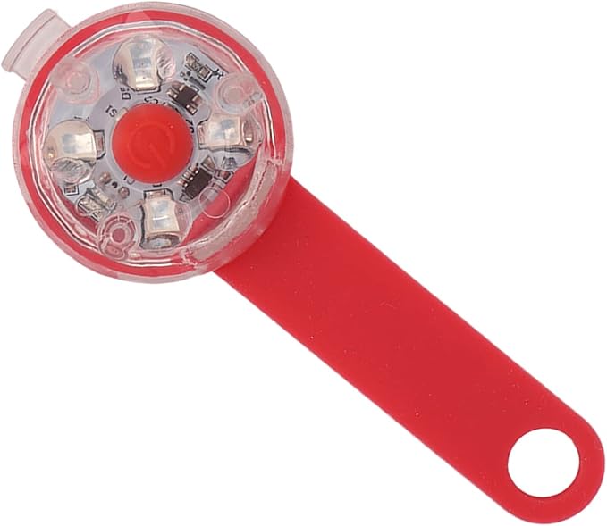 LED Dog Light Pendant, 3 Light Modes USB Rechargeable Large Capacity Battery for Pet Collar, Bag, Bike (Red)