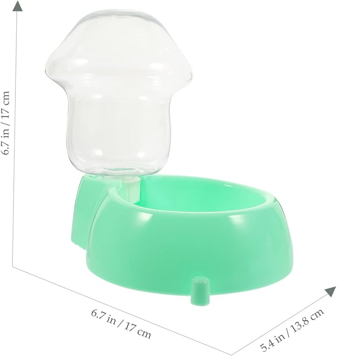 1set Automatic Dog Water Dispenser Lightweight Pet Drinking Fountain Transparent Design for Level Observation for Home Use and Travel