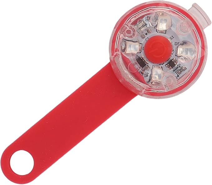 LED Dog Light Pendant USB Rechargeable Safe Collar Light for Pet Bag Bike (Red)