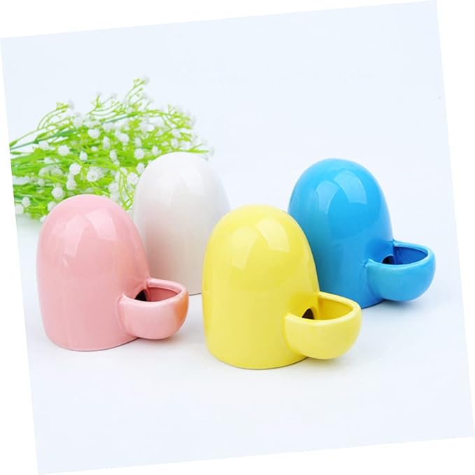 Happyyami Pet Water Dispenser and Feeder Puppy Cages Feeder Automatic Cat Chinchilla Food Doggie Water Bottle Auto Water Feeder Rabbit Drinking Bowl Birds Food Animal Pet Food Glass Ceramics