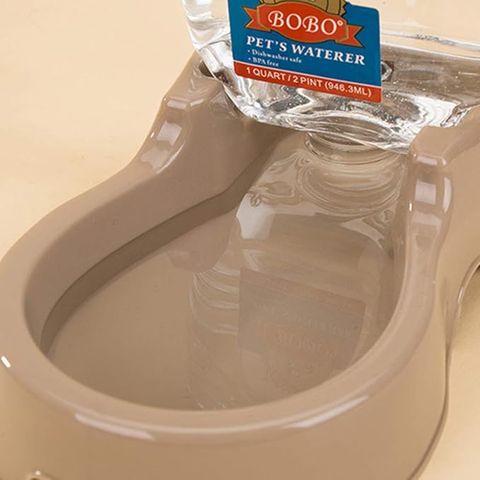 Pet Water Fountain Automatic Waterer Dish Bowl Feeder Dispenser for Dog Water Bowl