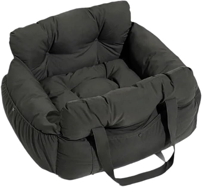 Pet Dog Car Seat Bed Safety Car Seat Booster Portable Dog Carrying Bag For Small Dogs Cats Puppy Carrier Travel Accessories(Deep Green,Medium)