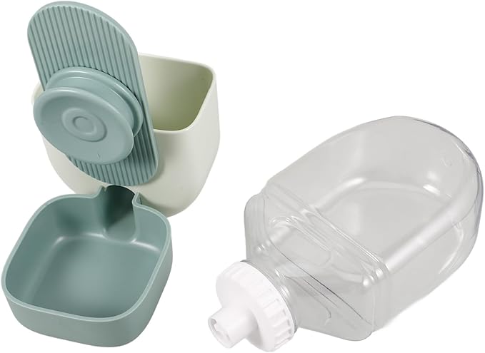 POPETPOP 4pcs Pet Water Bottle Dog Crate Water Bowl Automatic Waterer No Leak Pet Supply Cage Accessory