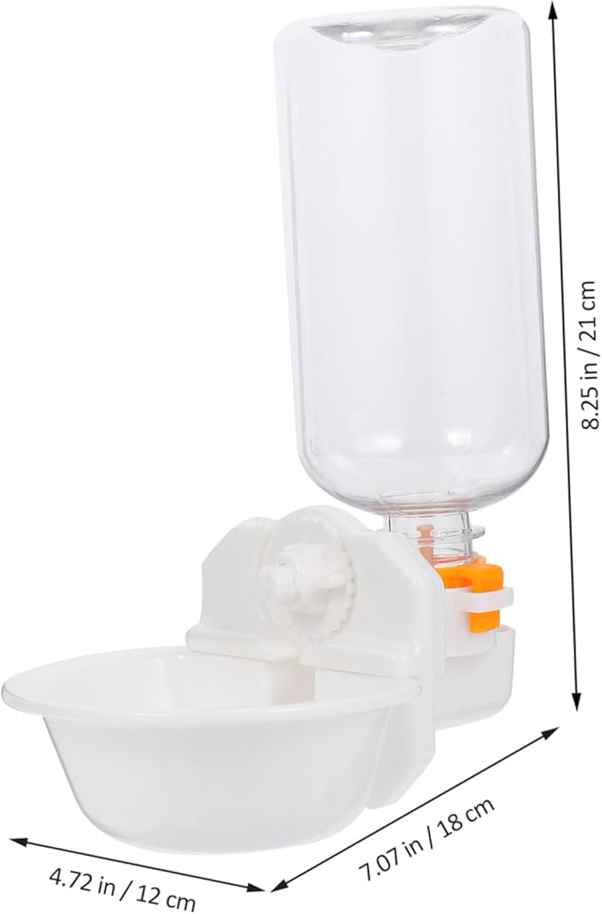 Hanging Automatic PET Water Feeder for Dogs and Cats Bottle 500ml Capacity for Indoor and Outdoor Use