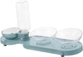 Milisten Cat Slow Feeder Automatic Water Dispenser Tilt Bowl Pet Drinking Bottle Food-Grade
