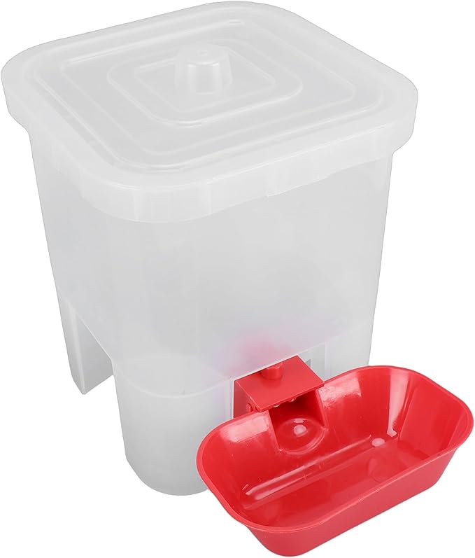 Zerodis Pet Water Dispenser Automatic Feeders Cat Water Feeder Large Capacity Freestanding Dog Drinking Container with Cover for Small Medium Pet Dog 7.09x7.09x8.27in Dispenser