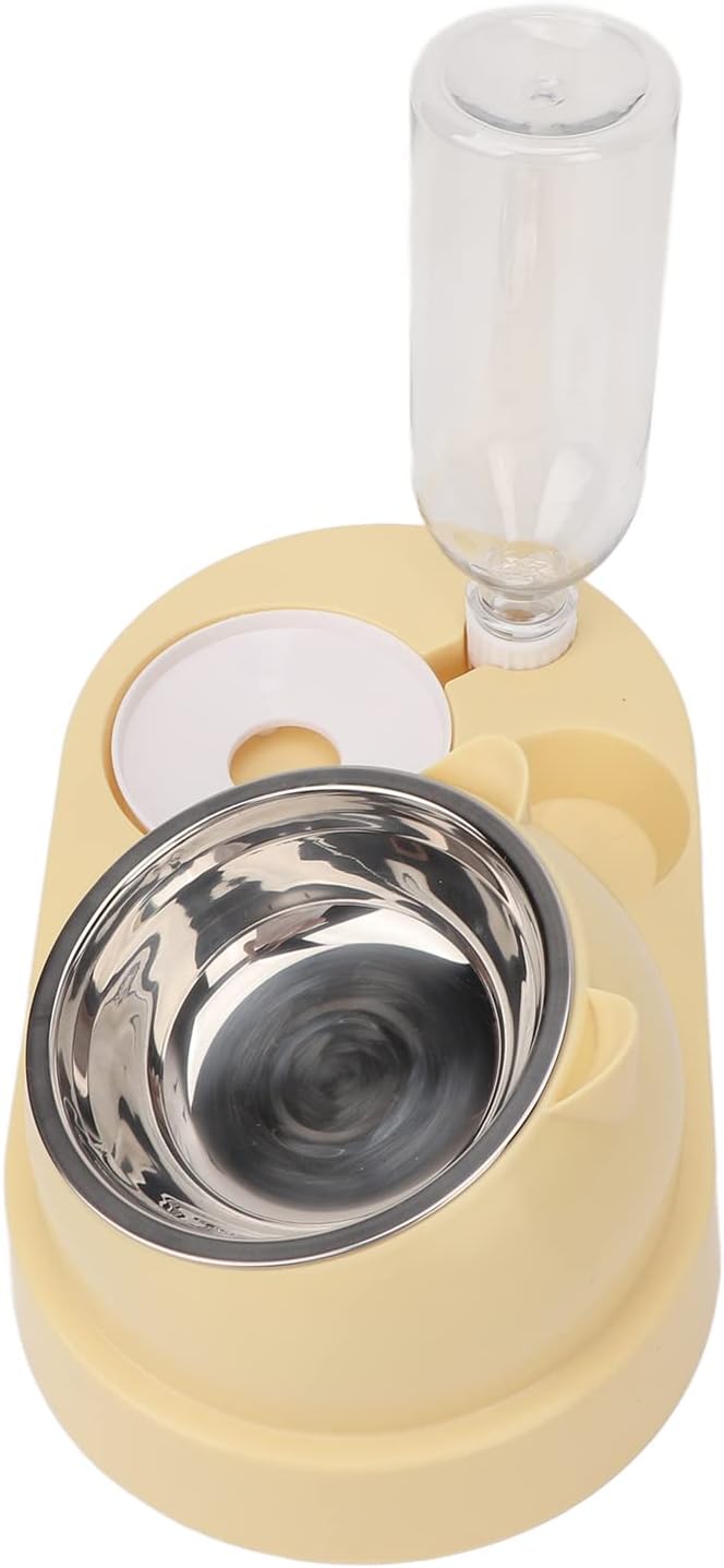 Automatic Pet Water Feeder, Stainless Steel Bowls, Easy to Clean, for Small to Medium Dogs and Cats