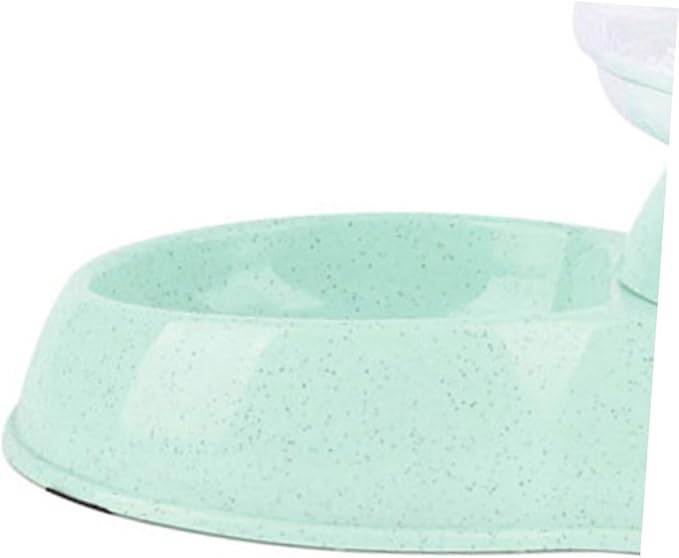Kisangel Pet Water Feeder Automatic Dispenser for Cats and Dogs Removable Bowl Easy to Safe Material for Indoor Use Green