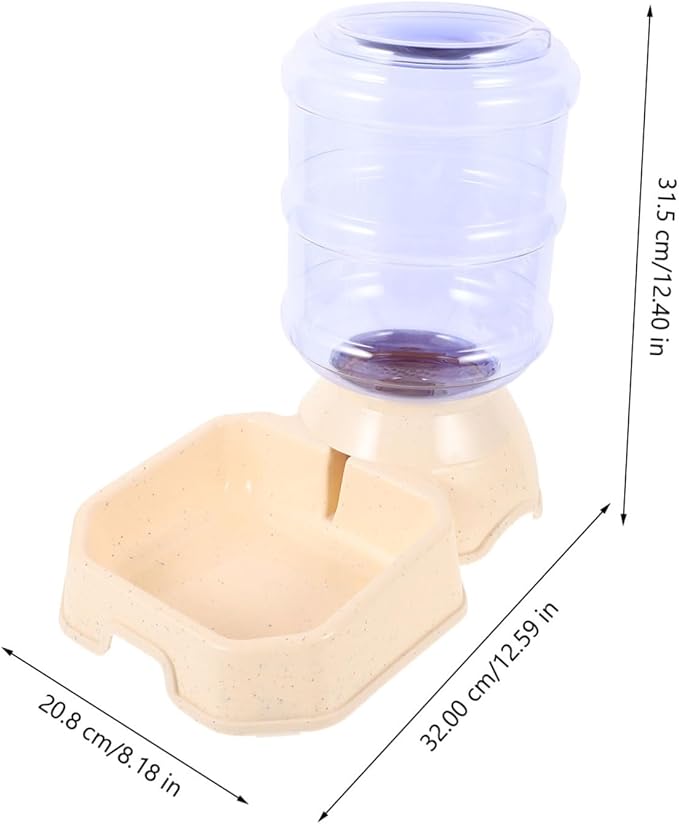 Versatile Pet Water Fountain Automatic Feeder Dispenser for Cats Dogs Indoor Outdoor Easy Clean Material