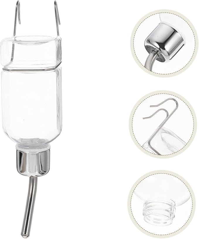 Balacoo Roller Ball Drinking Fountain Pet Water Bottle Automatic Dog Waterer Leak- Hanging Dispenser