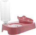 VANZACK Safe Pet Water Bowl Knock Feeder Automatic Dispenser for Cats Dogs Easy to Clean