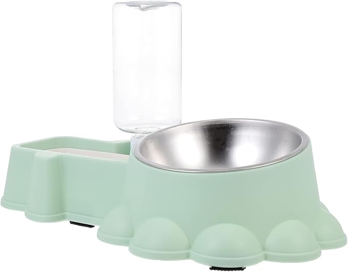 Mipcase Multifunctional Dog Bowl and Automatic Pet Feeder Dual Food and Water Dispenser for Home Use Easy to and and Cats
