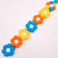 Smiling Cheese Fashion Soft Pet Dog Cats Flower Necklace Decoration Collar for Dogs Cats Puppy Kitty Decoration (Yellow Orange Blue X)