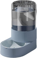 Automatic Pet Feeders with Removable Stainless Steel Bowls, Anti-Slip Base & Integrated Water Dispenser for Dogs Spill Elevated Bowl