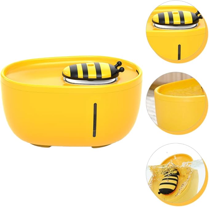 balacoo Automatic Pet Water Dispenser Compact Cat Water Feeder Stable Base for Dogs and Cats Easy to Store for Indoor Use