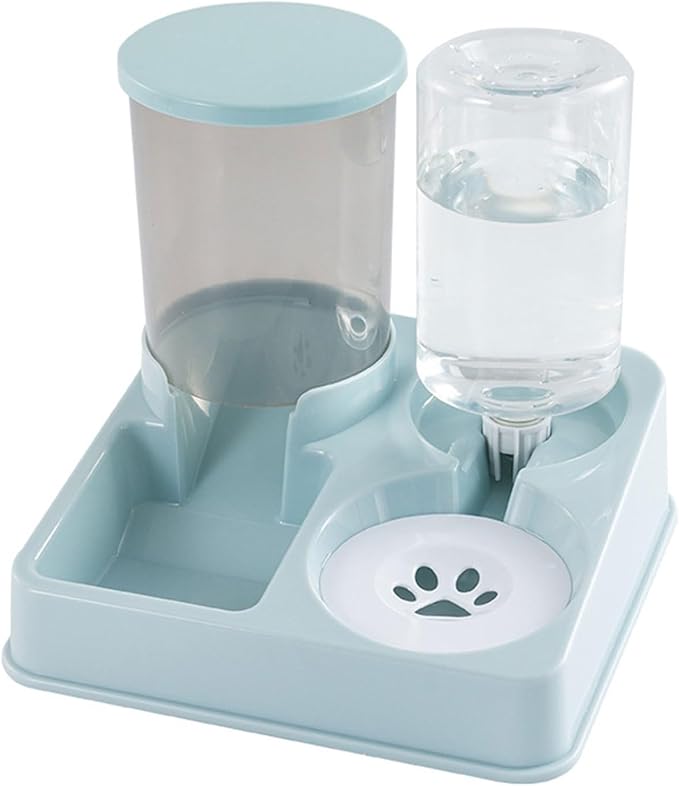Pet Automatic Waterer Feeder Food Container Bowl Water Fountain 2 in 1 Pet Large Dog Water Feeder Dog Feeder Dispenser