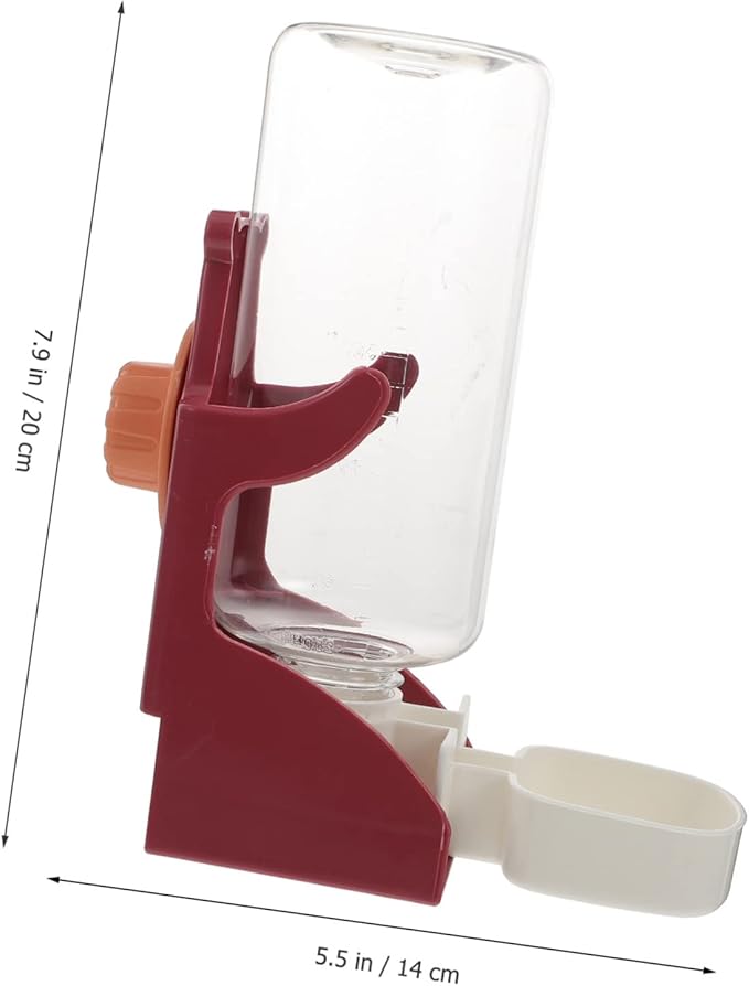 Mipcase 2pcs Pet Hanging Water Feeder Automatic Water Dispenser for Cats Dogs and Animals Capacity Design for Cages and Outdoor Use
