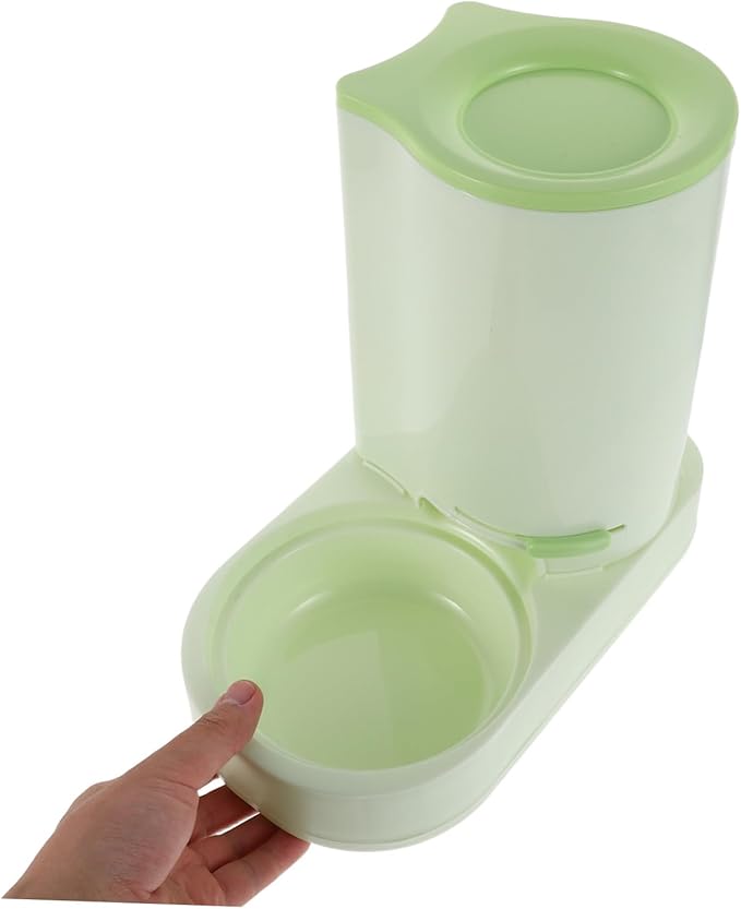 Mipcase Automatic Pet Feeder Capacity Non-Spill Dog Bowl Outdoor Cat Feeding Station Auto Feeder for Cats Dogs Sturdy Build for Pet Hydration