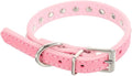 Adjustable Pu Leather Pet Collar with Rhinestones, Small Size 37x1.5 Cm, Comfortable Dog and Kitten Neck Collar for Puppies and Small Pets