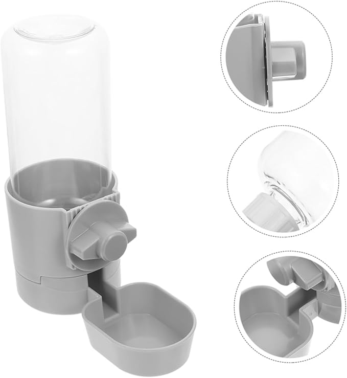 VANZACK Automatic Puppy Water Dispenser Hanging Pet Waterer for Dogs Cats Easy Design Capacity Detachable Water Feeder for Pets